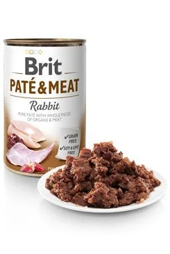 Brit Dog konz Paté & Meat Rabbit Gramáž 800g
