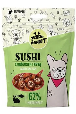 VetExpert snack SUSHI conejo y pescado Gramáž 80g