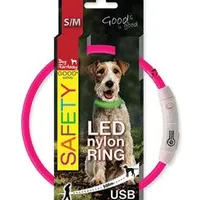 USB Light-Up Collar Pink Počet 1ks, Rozměr 45cm