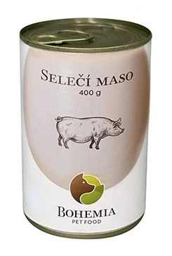 BOHEMIA MASO Piglet Meat in Its Own Juice Gramáž 400g