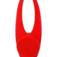 Dog Fantasy LED Silicone Collar Pendant Red Rozměr 8cm