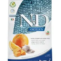 N&D OCEAN CAT Herring Pumpkin & Orange (Arenque, Calabaza y Naranja) Gramáž 300g, Stáří Adult