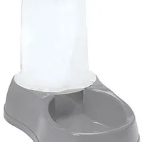 Comedero antideslizante con dispensador de pienso, gris Gramáž 1,5kg