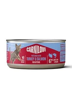 Cat Can Paté Turkey&Salmon Kittens Gramáž 100g