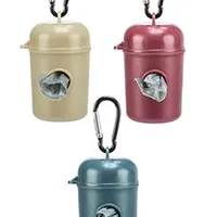 Dispensador de plástico + bolsas para excrementos de perro 2x20uds Pick up TR
