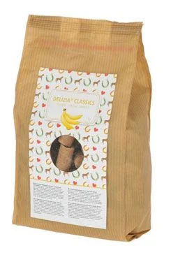 Golosina de plátano para caballos Gramáž 1kg