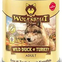 Wolfsblut Dog Wild Duck&Turkey konz Stáří Adult, Gramáž 395g