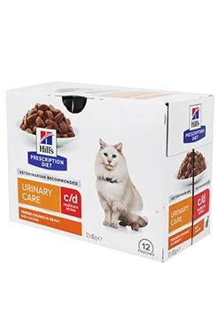 Hill's Fel. PD C D Urinary Stress Chicken pouch 12x85g