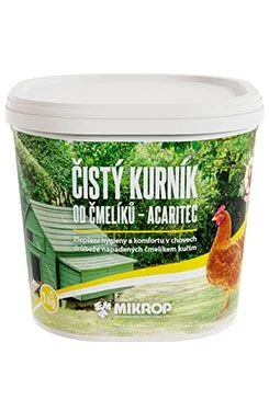 Acaritec, gallinero limpio de ácaros rojos Gramáž 1kg
