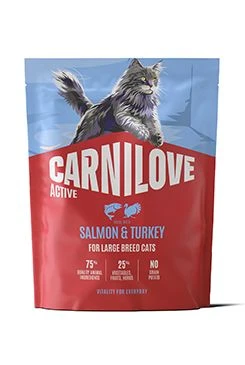 Cat Active Dry Salmon & Turkey LB Stáří Adult, Gramáž 400g