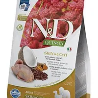N&D Quinoa DOG Skin&Coat Quail M L Gramáž 2,5kg, Stáří Adult