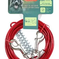 Spring Tie-Out Cable for Dog Kennel Rozměr 3m