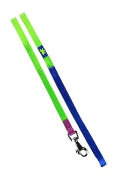 Nylon leash CLUB G 10mmx120cm green-blue FP Počet 1ks