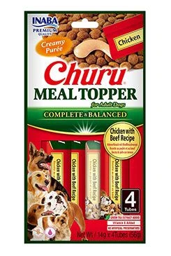 Dog Meal Topper Chicken with Beef Recipe 4x14g