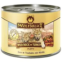 Dog Puppy Wild Duck & Turkey can Gramáž 200g