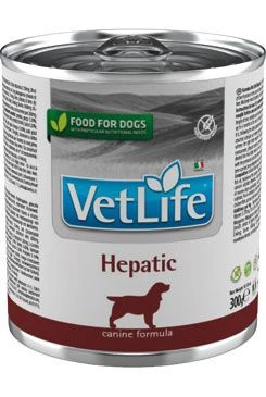 Vet Life Natural DOG can Hepatic Gramáž 300g