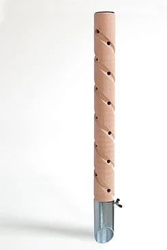 Urinario para perros con ranurado en espiral Estaca galvanizada N.º 3