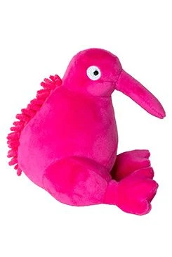 Juguete para perro PLUSH peluche con chillador rosa Kiwi Rozměr 16cm