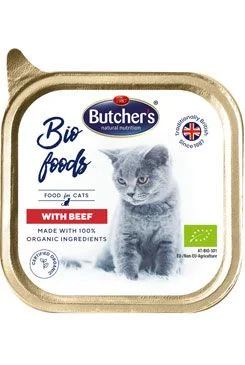 Cat Bio Foods s hovězím vanička Gramáž 85g