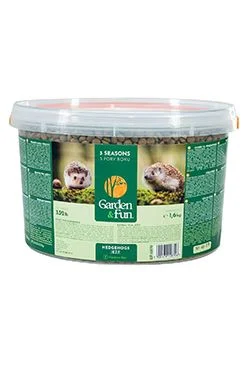 Krmivo GARDEN FUN pro volně žijící ježky kyblík Gramáž 1,6kg