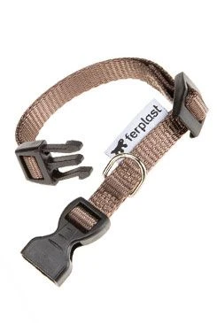 Collar de nylon CLUB C 70cm x 25mm marrón FP Počet 1ks