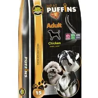 Puffins Dog Chicken Gramáž 1kg, Stáří Adult