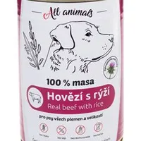 DOG canned food – Minced Beef with Rice Gramáž 400g