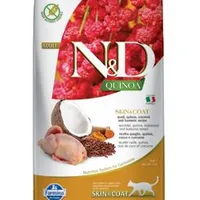 N&D Quinoa CAT Skin & Coat Quail & Coconut Gramáž 5kg