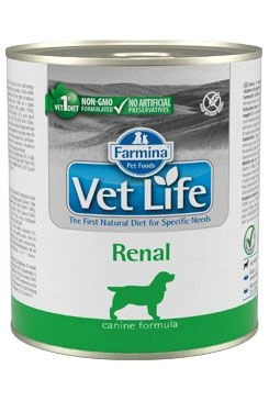 Vet Life Natural DOG lata Renal Gramáž 300g