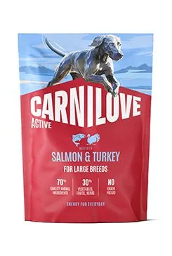 Carnilove Dog Active Dry Salmon&Turkey Gramáž 1,5kg, Stáří Adult