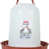 Žlab pitný pro drůbež červená Objem 3l