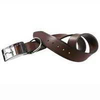 Collar de cuero VIP C 27cm x 15mm marrón FP Počet 1ks
