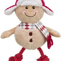 Juguete Navideño para Perro Xmas GINGERBREAD Peluche Algodón 34cm TR