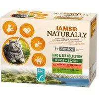 Cat Naturally sobre Land&Sea en salsa 12x85g Stáří Senior