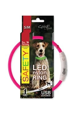 USB Light-Up Collar Pink Počet 1ks, Rozměr 45cm