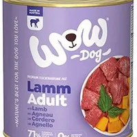 WOW Dog konz. jehněčí s dýní Gramáž 400g, Stáří Adult