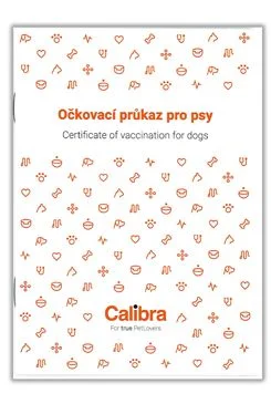 Očkovací průkaz pes Počet 1ks