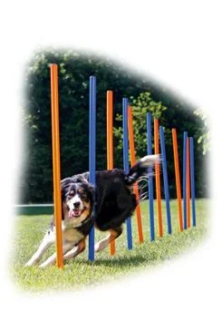 AGILITY slalom.tyče 3 modrá oranžová Počet 12ks, Rozměr 115cm