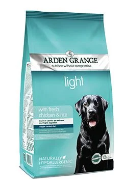 Arden Grange Dog Light with fresh Chick&Rice 12 kg Stáří Adult