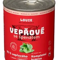 Lata para perros - Cerdo con espinacas y prebióticos Gramáž 200g