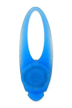 Colgante para collar Dog Fantasy LED silicona azul Rozměr 8cm