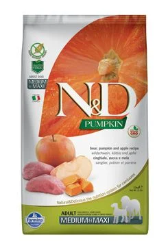 N&D Pumpkin DOG M L Boar & Apple Gramáž 12kg, Stáří Adult